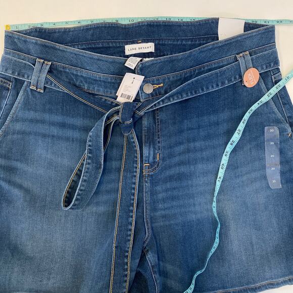 Lane Bryant Girlfriend Short Mid-Rise Denim Jean Shorts NWT Sz 20 Flex - Picture 10 of 15